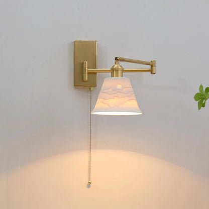 Geneviève Swing Arm Dual Head Wall Light