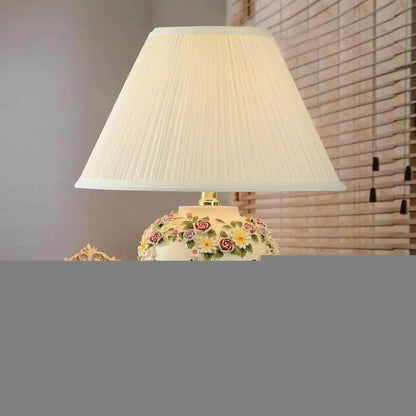 Madeleine Romantic Ceramic Bedside Table Lamp