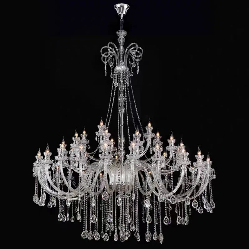 AVELON Clear Crystal European Branch Chandelier