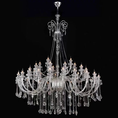 AVELON Clear Crystal European Branch Chandelier