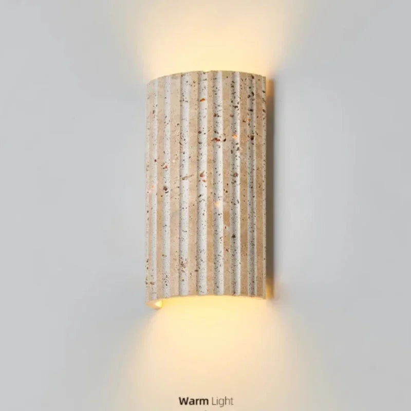 Yvonne Wabi-Sabi Stone LED Wall Lamp