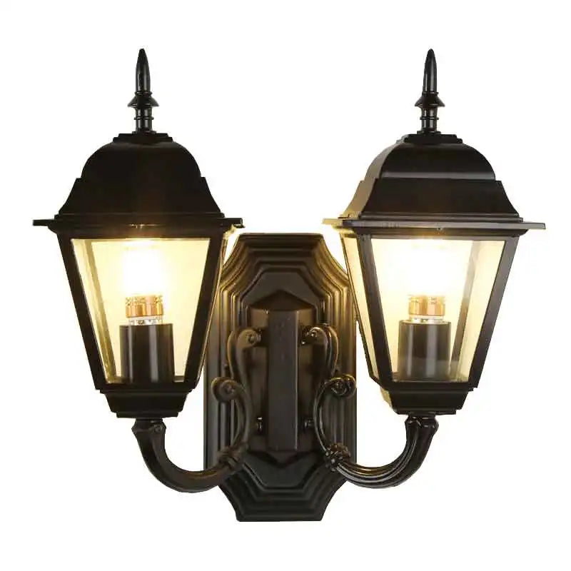 Camille Outdoor Dual Head Wall Light Modern Corridor Lamp