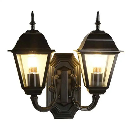 Camille Outdoor Dual Head Wall Light Modern Corridor Lamp