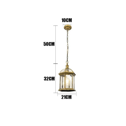 Juliette Outdoor Waterproof Pendant Lantern Garden Light