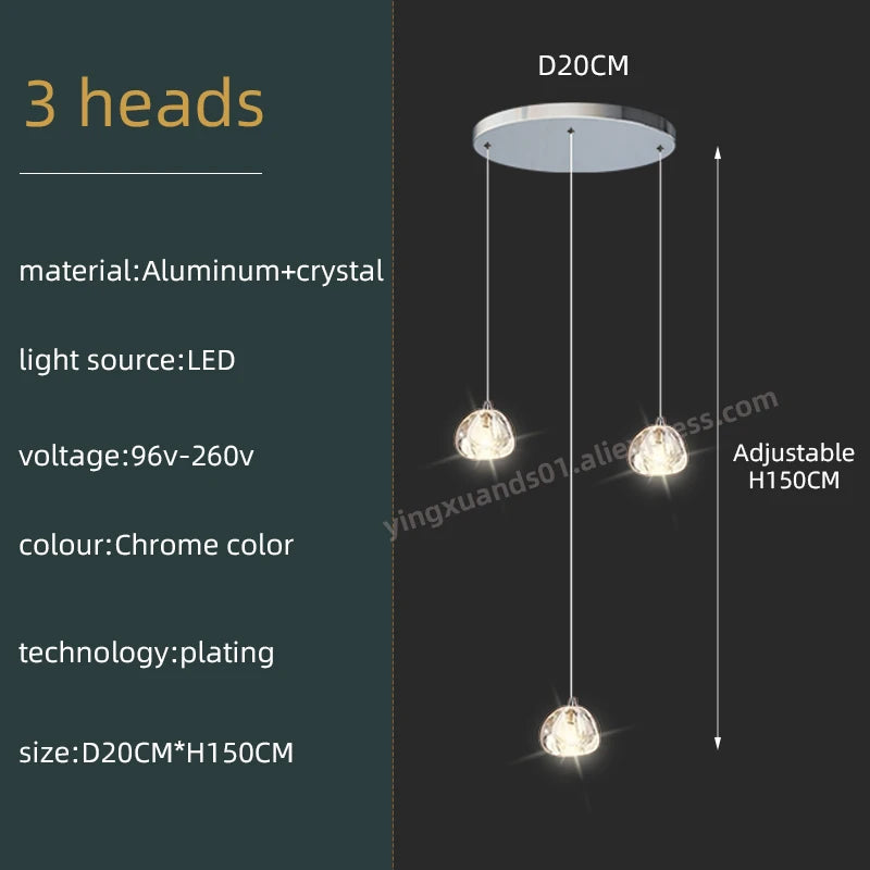 Seraphine Crystal Spiral Staircase Chandelier for Luxury Loft Interiors