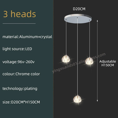Seraphine Crystal Spiral Staircase Chandelier for Luxury Loft Interiors