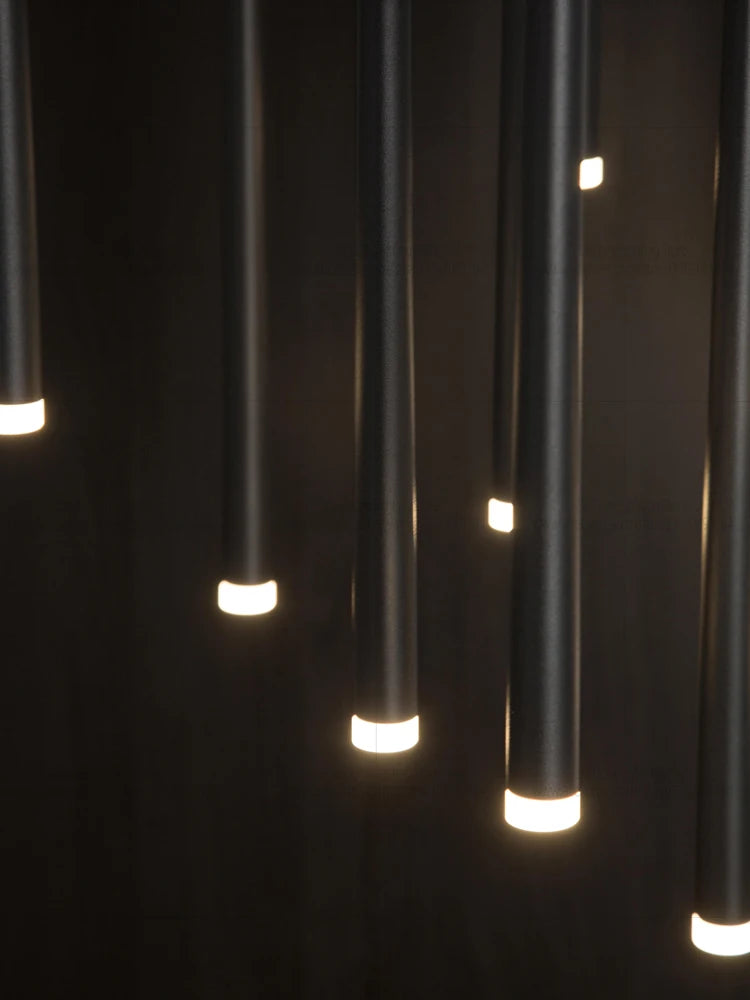 Camille Modern Cone LED Staircase Pendant Chandelier