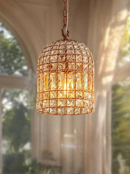 Aurélie Vintage Crystal Pendant Chandelier 6-Light Luxury