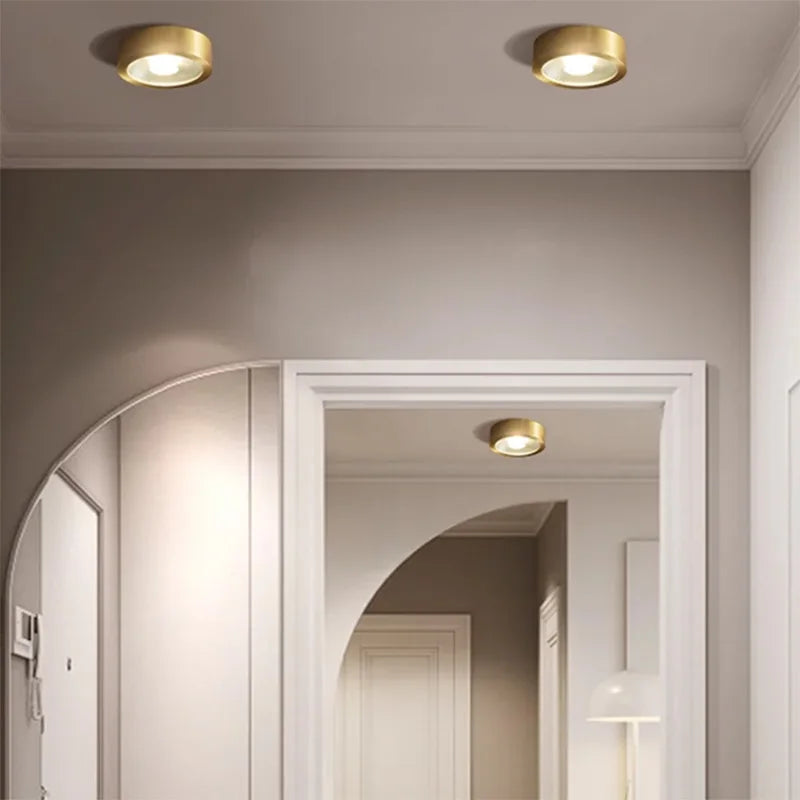 Lucienne Nordic Copper LED Ceiling Spotlight Light