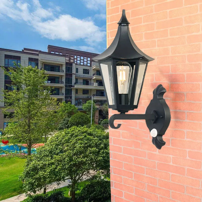 Elise Outdoor Sensor Wall Lamp Waterproof Corridor Light
