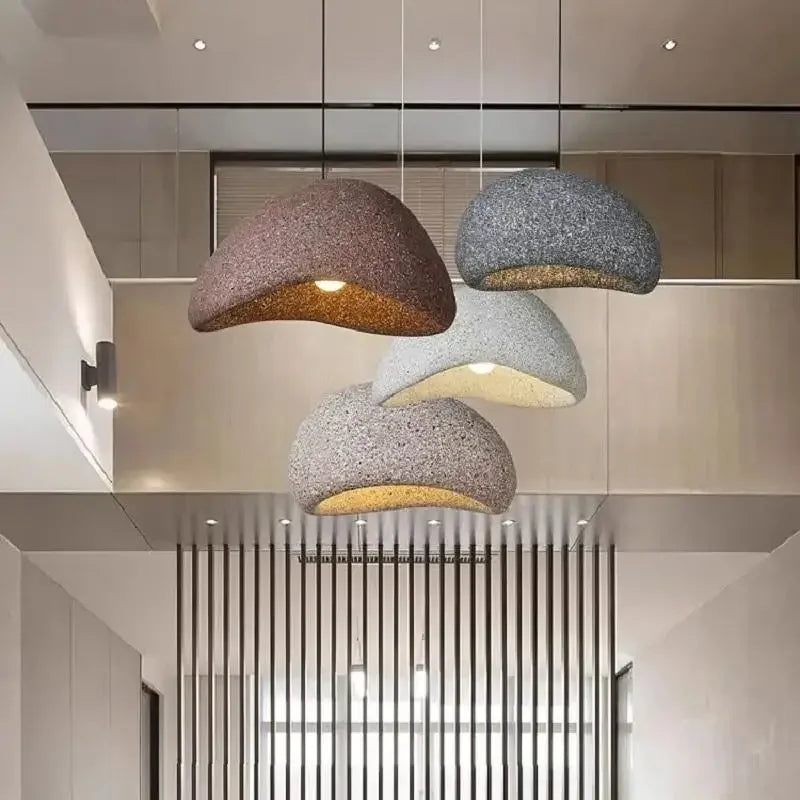 Sophie Wabi Sabi Resin Pendant Light Minimalist Ceiling Lamp