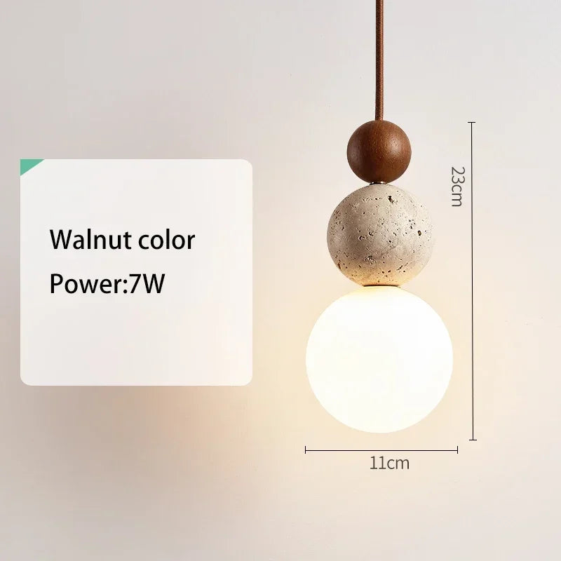 Béatrice Wabi-Sabi Stone Pendant Light