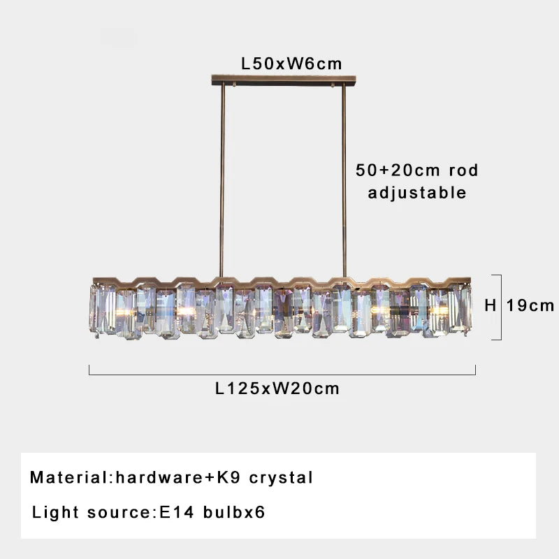 Sophie Luxury Italian Crystal Round Pendant Lamp Dining Living Foyer Decor