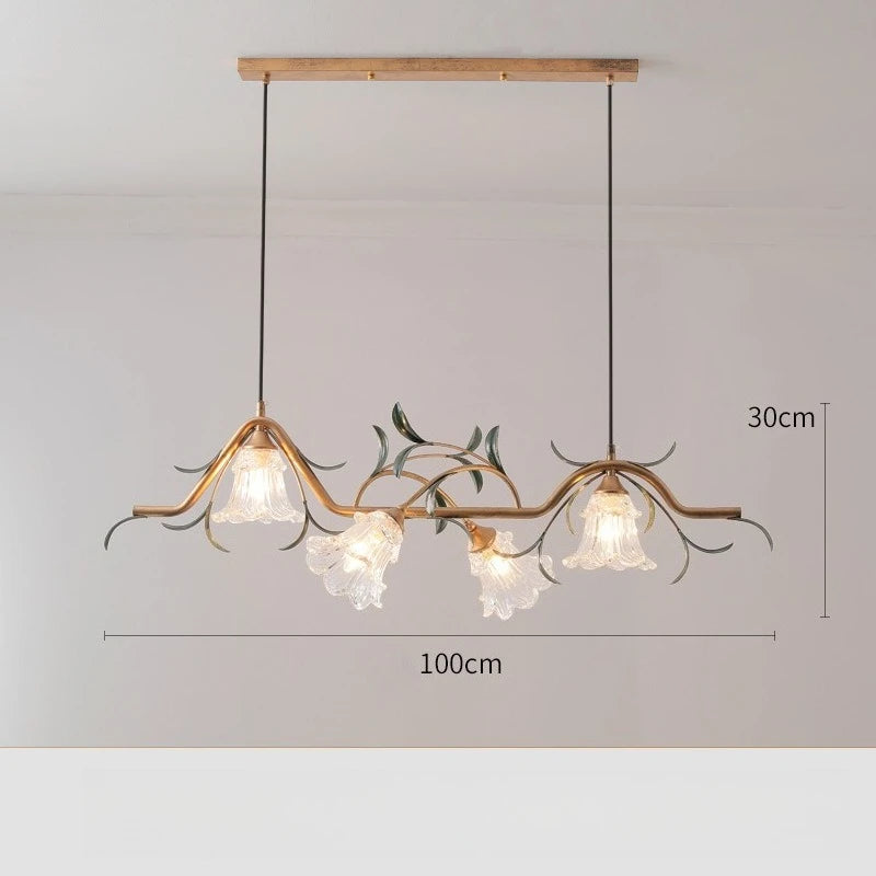 Adèle Floral Pendant Chandelier for Dining & Bedroom Interiors