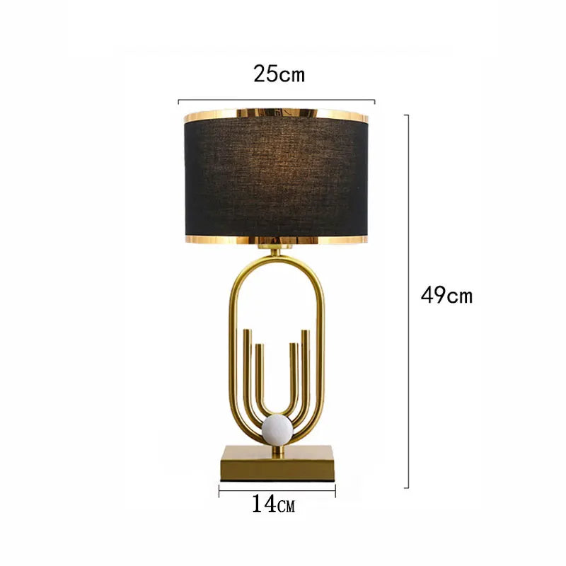 Orléans Modern Gold Geometric Table Lamp