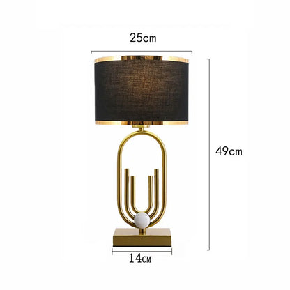 Orléans Modern Gold Geometric Table Lamp
