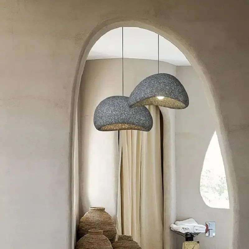 Sophie Wabi Sabi Resin Pendant Light Minimalist Ceiling Lamp
