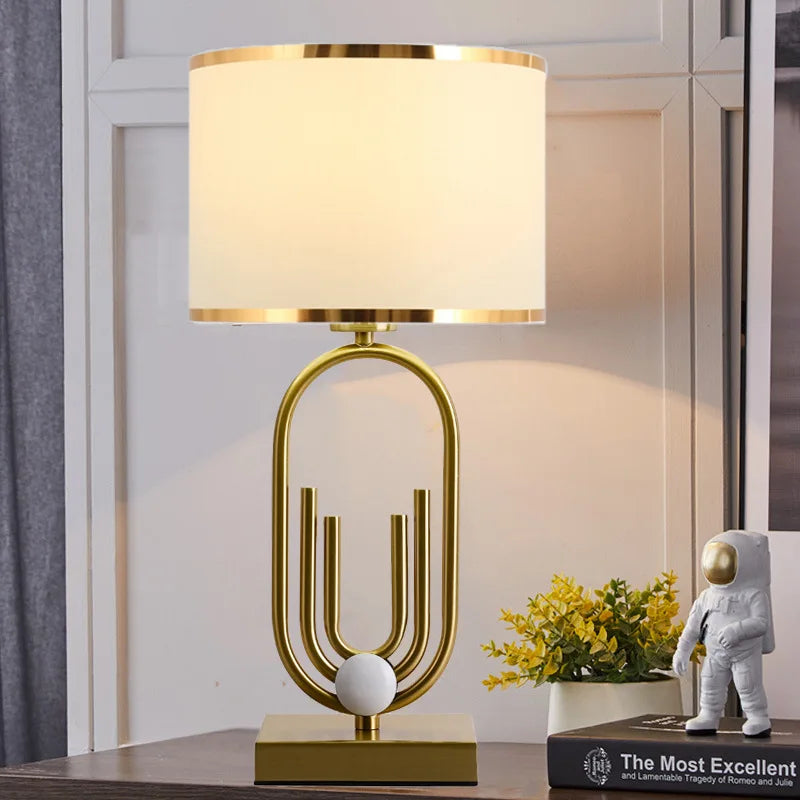 Orléans Modern Gold Geometric Table Lamp