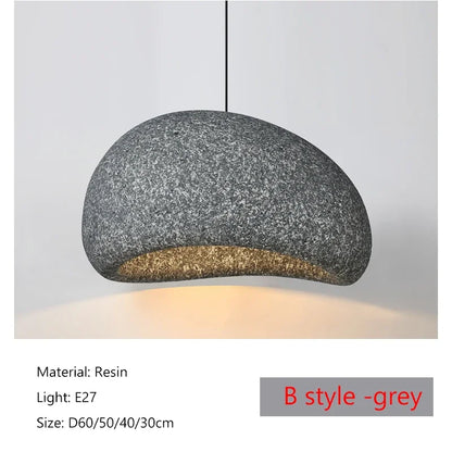 Sophie Wabi Sabi Resin Pendant Light Minimalist Ceiling Lamp