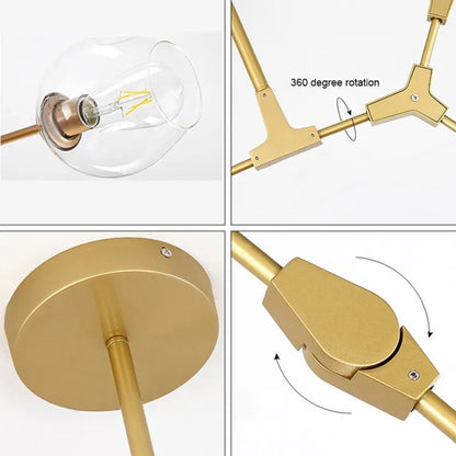 Inès Customizable Derrick Chandelier