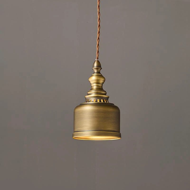 Léon Vintage Brass Mini Pendant Light