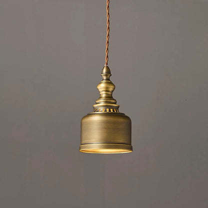 Léon Vintage Brass Mini Pendant Light