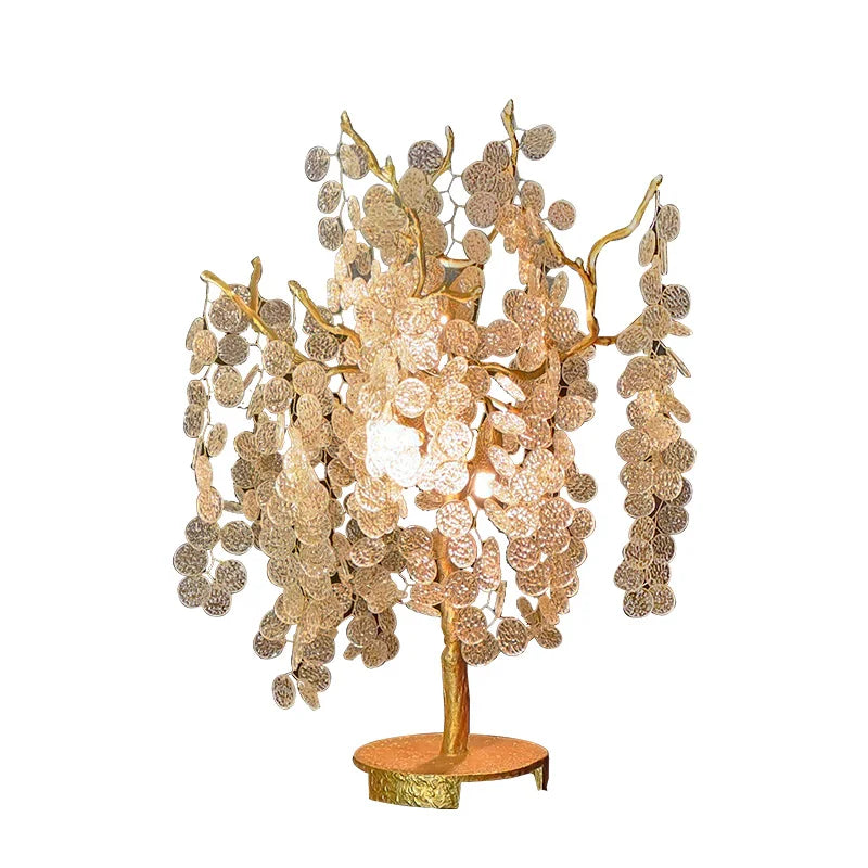 Aurélien Crystal Tree Branch Gold LED Floor Lamp