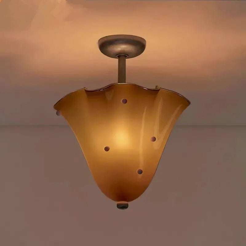 Geneviève Stained Glass Ceiling Light