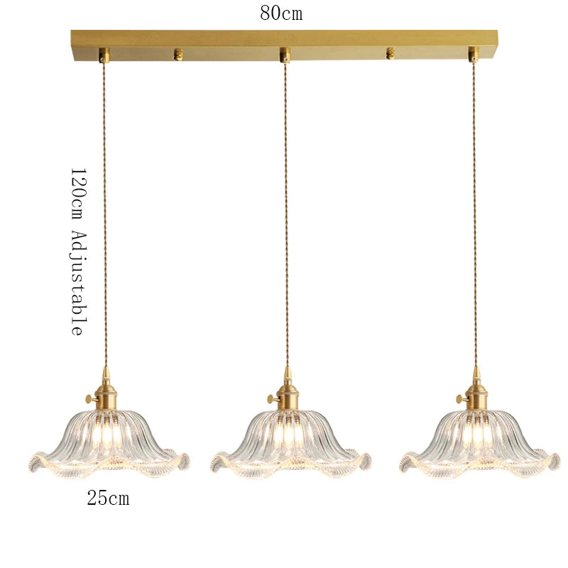 Valérie Vintage Stained Glass Art Deco Pendant Light