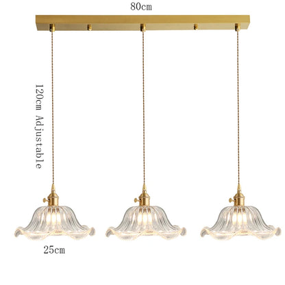 Valérie Vintage Stained Glass Art Deco Pendant Light