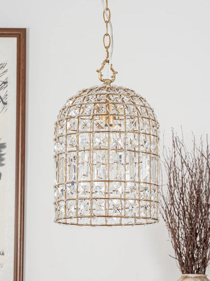 Aurélie Vintage Crystal Pendant Chandelier 6-Light Luxury