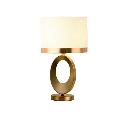Élise European Metal Fabric Bedside Table Lamp E27 Modern Light