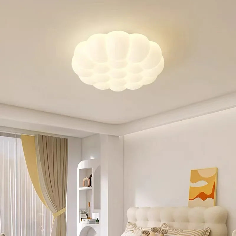 Amélie Bubble Cream LED Ceiling Light Full Spectrum Eye Care