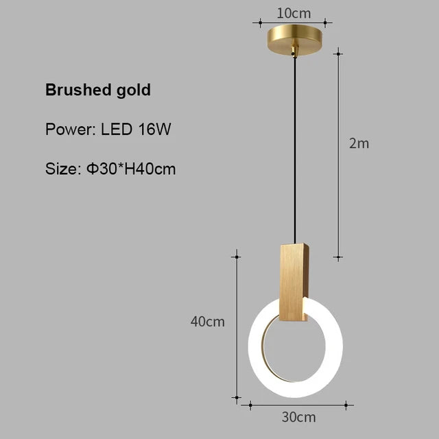Isabelle Circular Halo Pendant