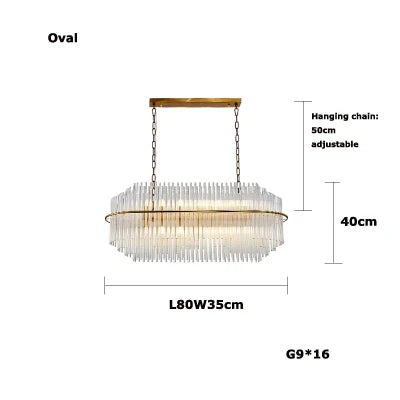 Élise Nordic Glass Pendant Light G9 Modern Iron Ceiling Lamp