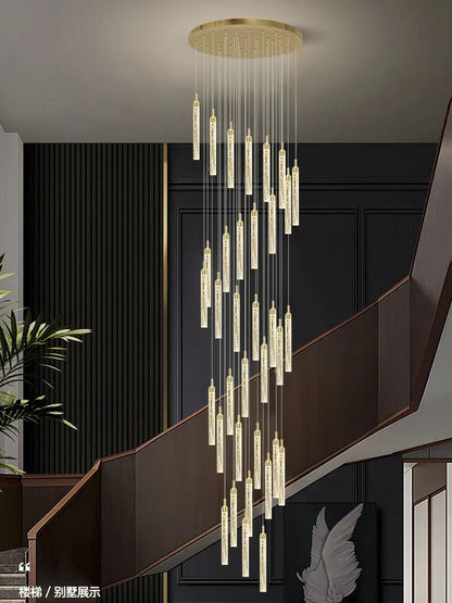 Élodie Crystal Staircase Pendant Chandelier