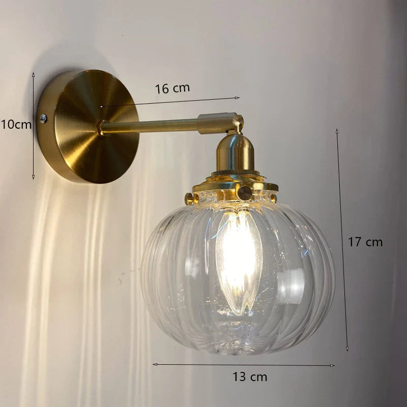 Orla Glass Wall Lamp – Modern Minimalist Elegance