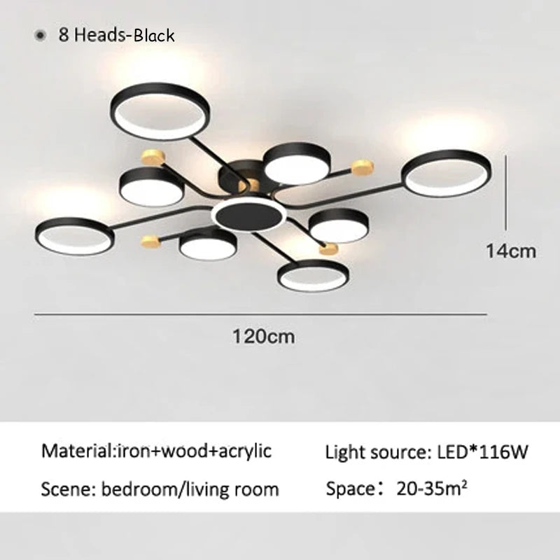 Céline Modern Multi-Light LED Ceiling Chandelier