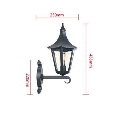 Elise Outdoor Sensor Wall Lamp Waterproof Corridor Light