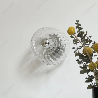 Lucie Retro Glass Wall Light