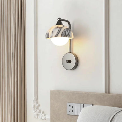 Élodie Orion Marble LED Wall Sconce