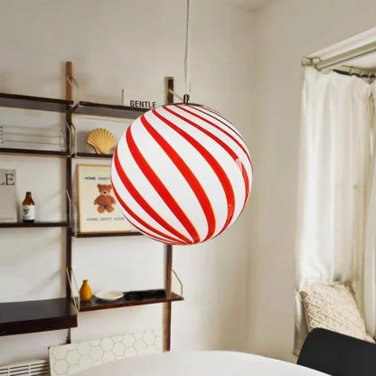 Élise Modern Lollipop Glass Ball LED Pendant Kids Room Light