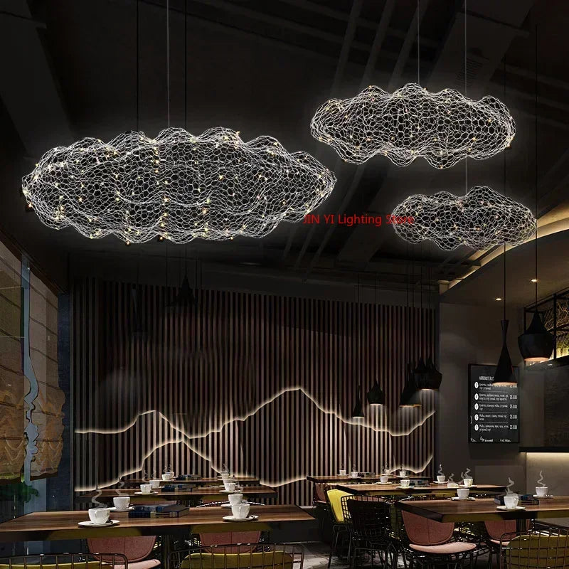 Sophie Cloud Mesh Pendant Chandelier