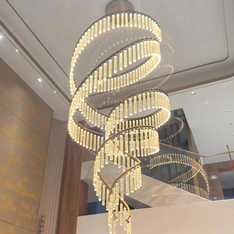 Luxury Hall Pendant Chandelier for Villa and Hotel Lobby