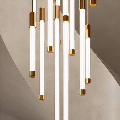 Geneviève Luxury Crystal LED Staircase Chandelier Light