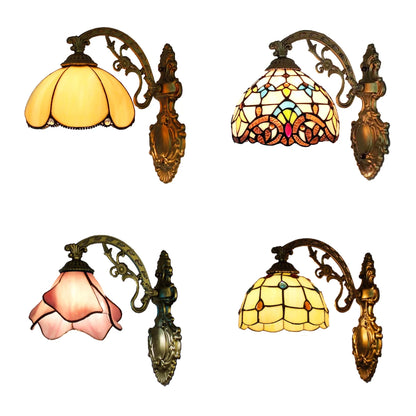 Margaux European Retro Stained Glass Wall Lamp