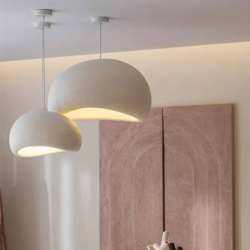 Sélène Wabi-Sabi Textured Dome Pendant Light