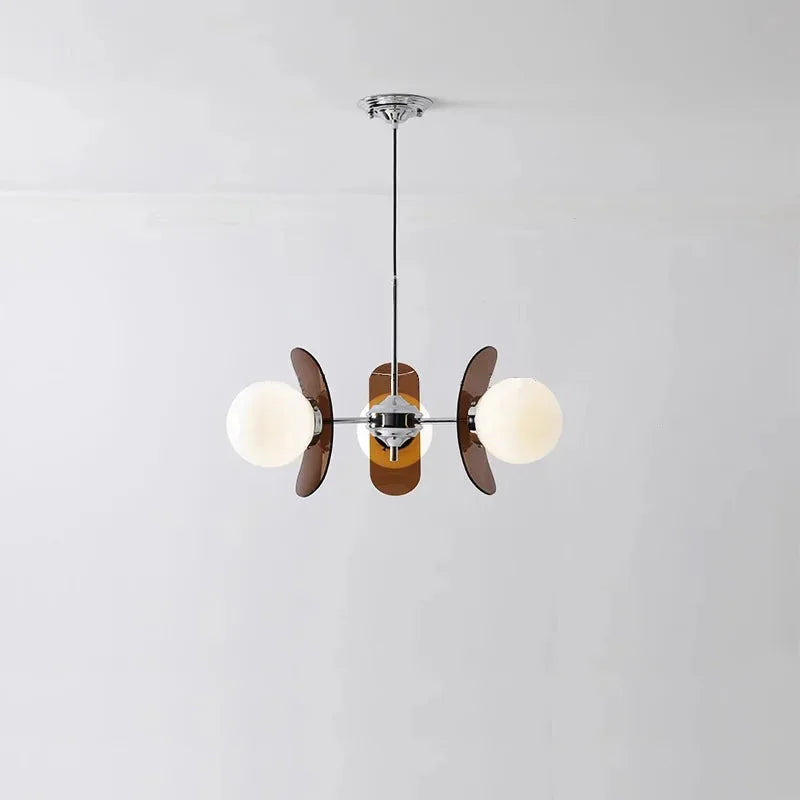 Élise Cosmo Bloom Mid-Century Glass Chandelier