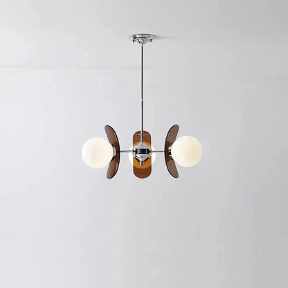 Élise Cosmo Bloom Mid-Century Glass Chandelier