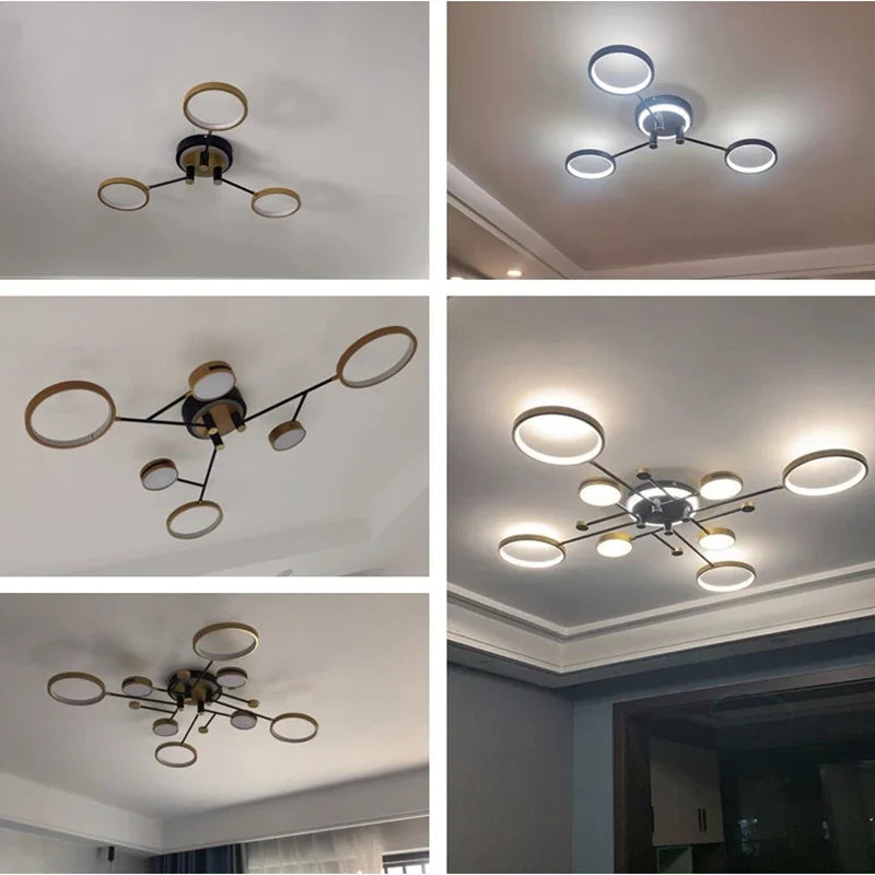 Valérie Modern Ring LED Pendant Chandelier Light